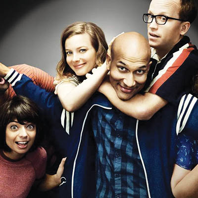 Kate Micucci, Gillian Jacobs, Keegan-Michael Key, and Chris Gethard