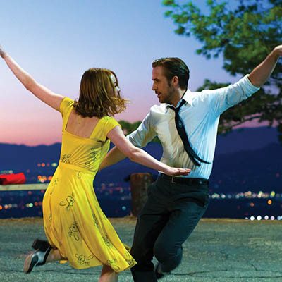 Emma Stone and Ryan Gosling in “La La Land”