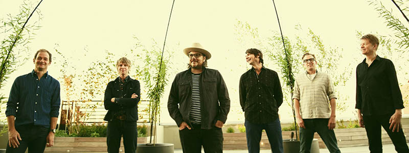 Wilco, from left: John Stirrat, Pat Sansone, Jeff Tweedy, Glenn Kotche, Mikael Jorgensen, Nels Cline | Photo by Shervin Lainez