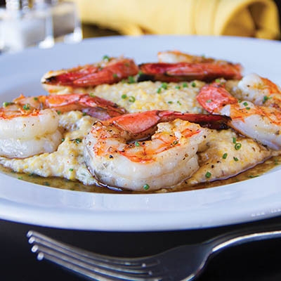 Shrimp and grits at Doc’s Wine & Food