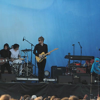 Spoon at the Austin City Limits Music Festival on October 12, 2014.