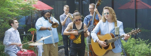 Dane Arnold & The Soup played TTV’s courtyard on May 15