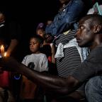 Candlelight vigil for Terence Crutcher at the site of his death, 9/20/16