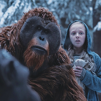 Amiah Miller in “War for the Planet of the Apes”