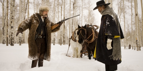 Kurt Russell and Samuel L. Jackson star in 'The Hateful Eight'