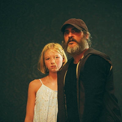 Ekaterina Samsonov and Joaquin Phoenix in Netflix’s “You Were Never Really Here”