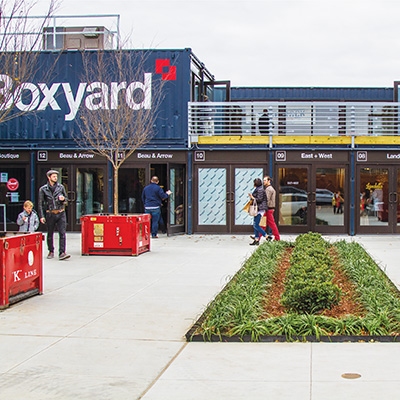 The Boxyard is a collection of “micro-retail”