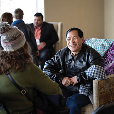 “Finding Refuge: Escape from Cambodia” by Sky Taing
was one of several human “books” available for check-out at the most recent Human Library Tulsa event