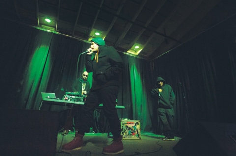 DJ Nutter, Algebra and Pade perform at Oklahoma Dope // Photo by Marissa Burger
