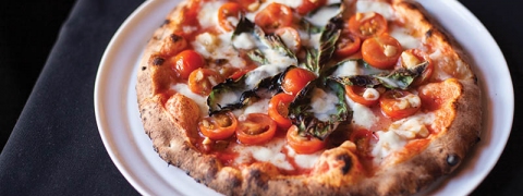 Margherita Bohemian pizza