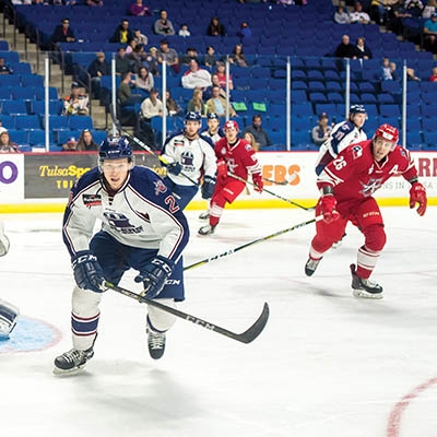 Tulsa Oilers play on home ice at the BOK Center