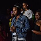 Candlelight vigil for Terence Crutcher at the site of his death, 9/20/16