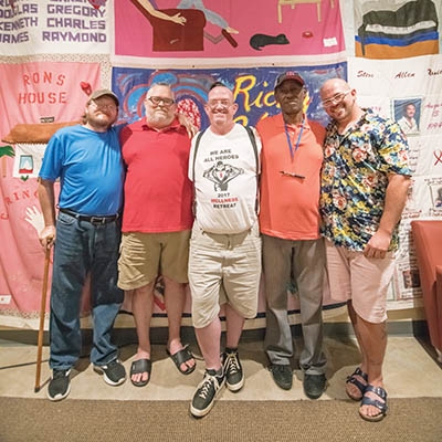 Paul McClure, Jeff Tarwater-McClure, Chuck Courtney, Elroy Avery, and Scottie Archerbald