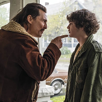 Matthew McConaughey and Richie Merritt in “White Boy Rick”