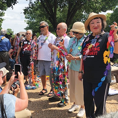 Tsuru for Solidarity received more than 30,000 paper cranes from supporters across the country in their quest to end family separation and detention.
